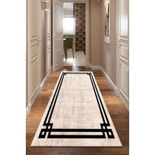 Dekomod Dijital Baskı Dört Mevsim Kaymaz Taban Yıkanabilir Kesme Koridor Mutfak Oda Yolluk Halı