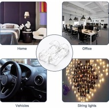 İlanib Ticaret 40 Adet Yapışkanlı Kablo Klipsi Seti, Kablo Düzenleyici, Masa Üstü ve Duvar Için Tutucu, Kablo Sabitleyici Aparat, Ev Ofis Yönetimi, Usb, Şarj, Ethernet, Mouse Için Uygundur