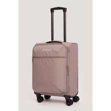 Elatae Kabin Boy Valiz Uçak Kabin Uyumlu Körüklü Su Geçirmez Kumaş 8 Tekerlek ELT034