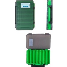 Sea Horse Çift Taraflı 14 Gözlü Maket Yem Kutusu 19.5X11X3.5CM (Max 9cm Maketler Için)