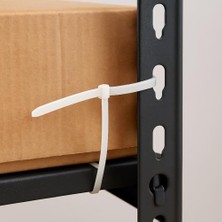 İlanib Ticaret 3.6X150 mm Beyaz Plastik Cırt Kelepçe (100'LÜ Paket) – Dayanıklı, Çok Amaçlı, Kolay Kullanım