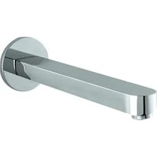 İlanib Ticaret Küvet Ağzı 22,86 cm Premium 7,62 cm Modern Krom Küvet Ağzı, 14421001