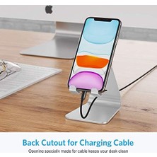 İlanib Ticaret Ht-50 Alüminyum Telefon Standı Tutucu Aşağı Yukarı Hareketli ile Uyumlu Galaxy