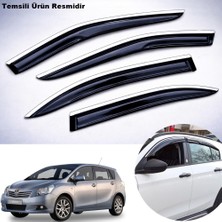 Caraks Toyota Verso Mügen Cam Rüzgarlığı Abs Krom Nikelajlı Cam Rüzgarlığı 2009-2020 Arası 4 Lü Set