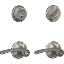 İlanib Ticaret FB50 N V Mer 619 Tek Silindirli Sürgü ve Anahtarlı Giriş Merano Kolu, Nikel