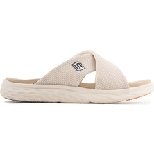 Sandal Spor Erkek Çapraz Bant Spor Terlik SS001-0598 Bej
