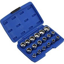 İlanib Ticaret Neiko 02488 A 3/20,3 cm Sürücü Dil-Socket Set, 18 Parça | Metrik