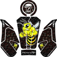 Grippatch Honda Hornet 750 (2025) Uyumlu Tank Pad Set - GC42-1