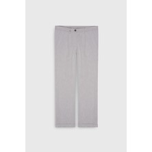 Altınyıldız Classics Slim Fit Dar Kesim Beli Bağlamalı Yan Cep Esnek Casual Gri Pantolon