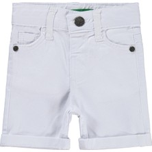 Tommiks Kids Gabardin 6-24 Ay Şort - Beyaz