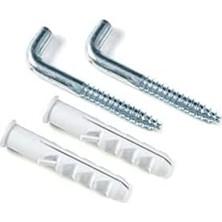 İlanib Ticaret Şofben Termosifon Montaj Askı Kancası Vidası 2'li Set