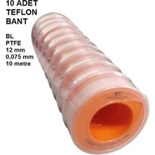 İlanib Ticaret Teflon Bant Wonder 12 mm x 10 mt 10 Adet