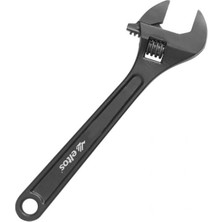 İlanib Ticaret Kurbağacık Anahtar, 10", Ergonomik Saplı, Siyah Kaplama, Ayarlanabilir Ağız, Ingiliz Anahtarı, Yüksek Vasıflı Çelikten Üretilmiş, Estetik Tasarım, Paslanmaya Dayanıklı, Profesyonel El Aleti