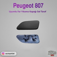 AutoPit 3D Peugeot 807 Uyumlu Far Yıkama Kapağı (Sol Taraf)