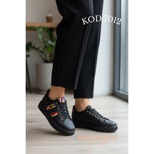 Mia Marya Şerit Detaylı Kadın Sneakers - Yüksek Tabanlı ve Konforlu Günlük Spor Ayakkabı