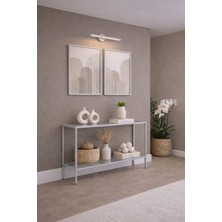 Feyza Design Modern Kahve Dresuar Köşesi, Şık ve Fonksiyonel Konsol 100X85X30