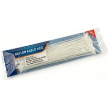 İlanib Ticaret Smartizi 100 Adet Beyaz Kablo Bağı 35 cm - Xxl Boy Plastik Cırt Kelepçe - Klima, Inşaat ve Sanayi Tipi Ekstra Uzun Bağ