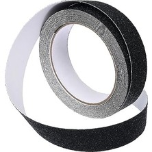 İlanib Ticaret LR-KYB003 Siyah Merdiven Kaydırmaz Bant 25MM x 10 Metre