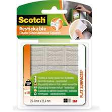 İlanib Ticaret R100 Tekrar Kullanılabilir Şeffaf Kareler Beyaz