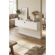 Feyza Design Modern Tek Kapaklı Dresuar, Antre ve Hol Dekorasyonu, 80 cm