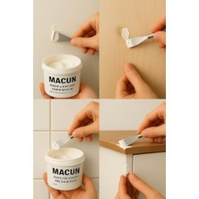 İlanib Ticaret Tamir Macunu, Ahşap, Kaplama, Masif Yüzey, Çizik, Çatlak, Delik Onarıcı Dolgu, Kapatıcı, 200 Gram (Beyaz)