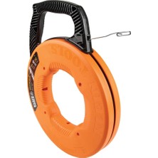 İlanib Ticaret 56341 Balık Bandı Çektirme Paslanmaz Çelik Çift Halkalı Uçlu, Optimize Edilmiş Gövde ve Sap, 1/8 Inç x 240 Ayak