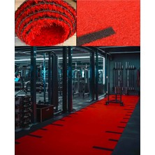 Rane Kızak Halısı 2 Metre En 10 Metre Uzunluk Kırmızı Siyah