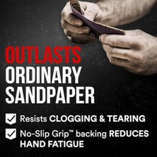 İlanib Ticaret 3 M 80 Grit Pro Grade Kaymaz Sap Advanced Zımpara Kağıdı, 26080CP-P-G