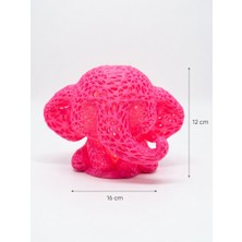 My Craft 3D MYCRAFT3D Sevimli Fil Çocuk Odası Gece Lambası 3D Tasarım LED Işıklı Masaüstü Mesh Dekor Hediyelik
