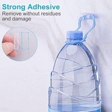 İlanib Ticaret Şeffaf Yapışkanlı Kablo Klipsleri, 100 Adet Deliksiz Montajlı Kablo Organizatörü, Dayanıklı ve Pratik Kablolama Çözümü, Ev Ofis Araç Için Tel Tutucu, Geniş Kullanım Alanı ile Her Yerde