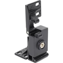 İlanib Ticaret Köşeli Cam Menteşesi 1 Takım Siyah