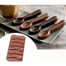 İlanib Ticaret Siliko World Çikolata Kalıbı Kaşık