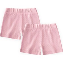 Cigit Ikili Klımalı Kız Boxer 2-9 Yaş Pembe