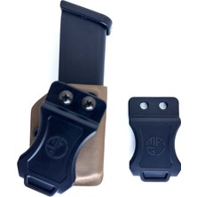 MFG Tactical Mfg Kydex Glock 17-19 Tekli Şarjör Kılıfı (Coyote Brown)