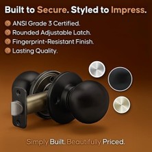 İlanib Ticaret CK2030SS-2 Kolonyal Gizlilik Fonksiyonu Kapı 2 Topuzlu Çoklu Paket, Paslanmaz Kaplama