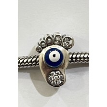 Fubena Taşlı Nazar Ayak Charm