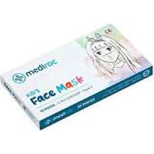 Savarga Beyaz Çocuk Maskesi Lastikli 10 Parça (4801)