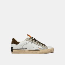 Distressed Erkek Sneaker 19071PP8.10 Crime London Dıstressed 10/C08K White