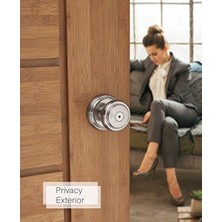 İlanib Ticaret Alcott, Yatak Odası/banyo Için Iç Mekan Gizlilik Kapı Tokmağı Tutacağı, Mikroban Korumalı Anahtarsız Kapı Kilidi, Nikel