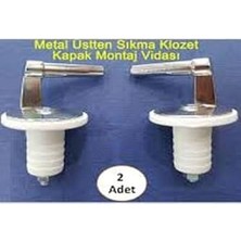 İlanib Ticaret Feyza Metal Klozet Kapak Vidası Üstten Sıkmalı