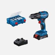 İlanib Ticaret Gsb 185-LI Akülü Darbeli Matkap (1 x 2.0AH + Gal 18V-20 + 82 Parça Aksesuar Seti)