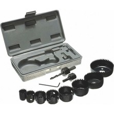 İlanib Ticaret 11 Parça Profesyonel ve Elektrik Kutusu Açma Seti, Metal Delme ve Kesme Takımı