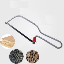 İlanib Ticaret Mini Kıl Testere, Profesyonel El Testeresi, Ahşap Demir Alüminyum Cam Kesme Testeresi, Yedek Bıçaklı, Çok Amaçlı Kullanım