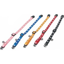 Lepus Elnora Çıngıraklı Kedi Boyun Tasması Pembe, 1X20-30 cm
