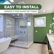 İlanib Ticaret Md Building Products 75457 Duvar Tabanı Dökme Rulo, 10 cm x 120-AYAK, Siyah