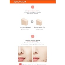 İlanib Ticaret Doğal ve Kusursuz Kapatıcılık Sağlayan Makyaj Süngeri-Waffle Mini Puff (20ADET)