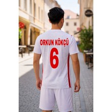 Bite Nose Türkiye Orkun Kökçü 6 Numara Yetişkin 2026/28 Milli Takım Forma T-Shirt Özel Tasarım Yeni Sezon