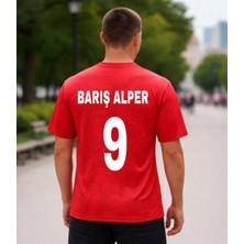 Bite Nose Türkiye Barış Alper 9 Numara Yetişkin 2026/28 Milli Takım Forma T-Shirt Özel Tasarım Yeni Sezon