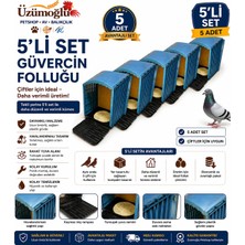 Üzümoğlu 5 Adet Asmalı Güvercin Folluğu