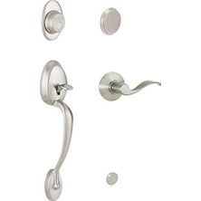 İlanib Ticaret F93PLY619ACCLH Plymouth Inactive Handleset With Kaza Left-Handed Kolu, Saten Nikel